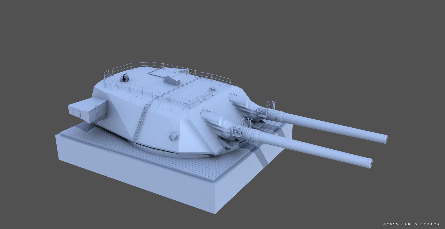 Super Yamato Twin Turret 1/72 scale